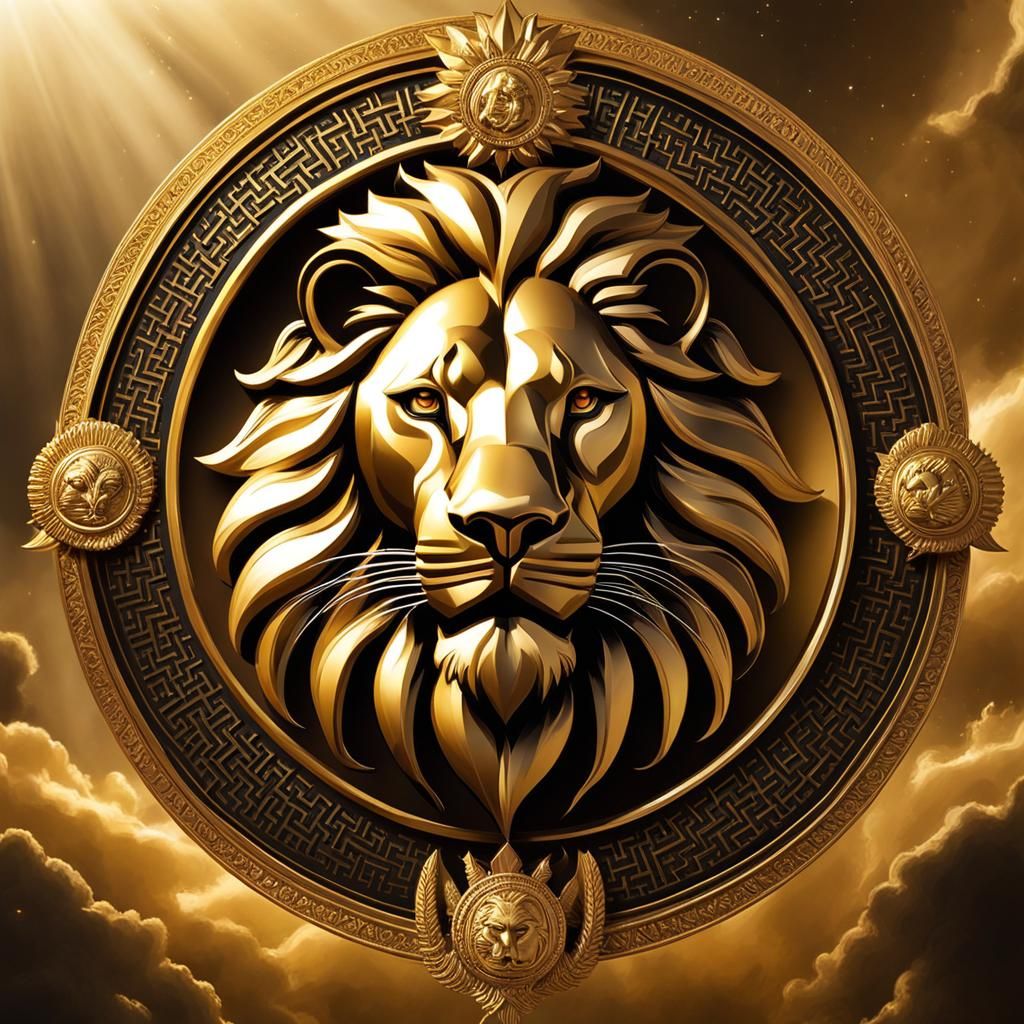 Golden Lion: Strength and Hope