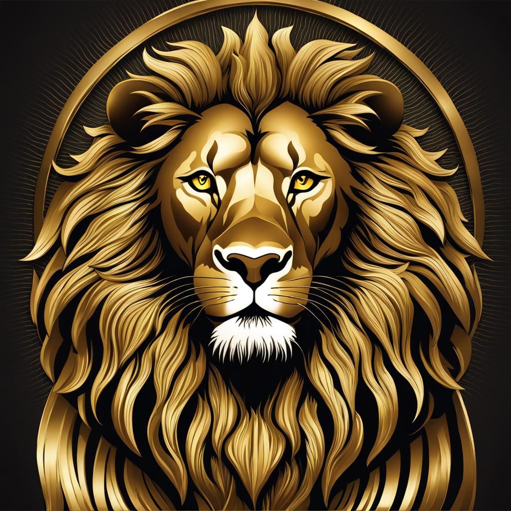 Golden Lion: Symbol of Strength and Hope