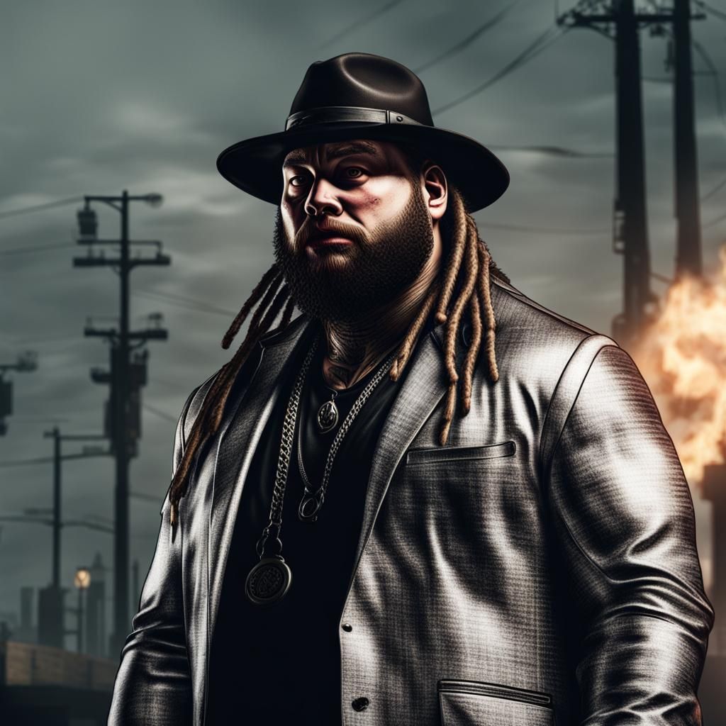 Bray Wyatt as GTA Character: Hyperrealistic Render