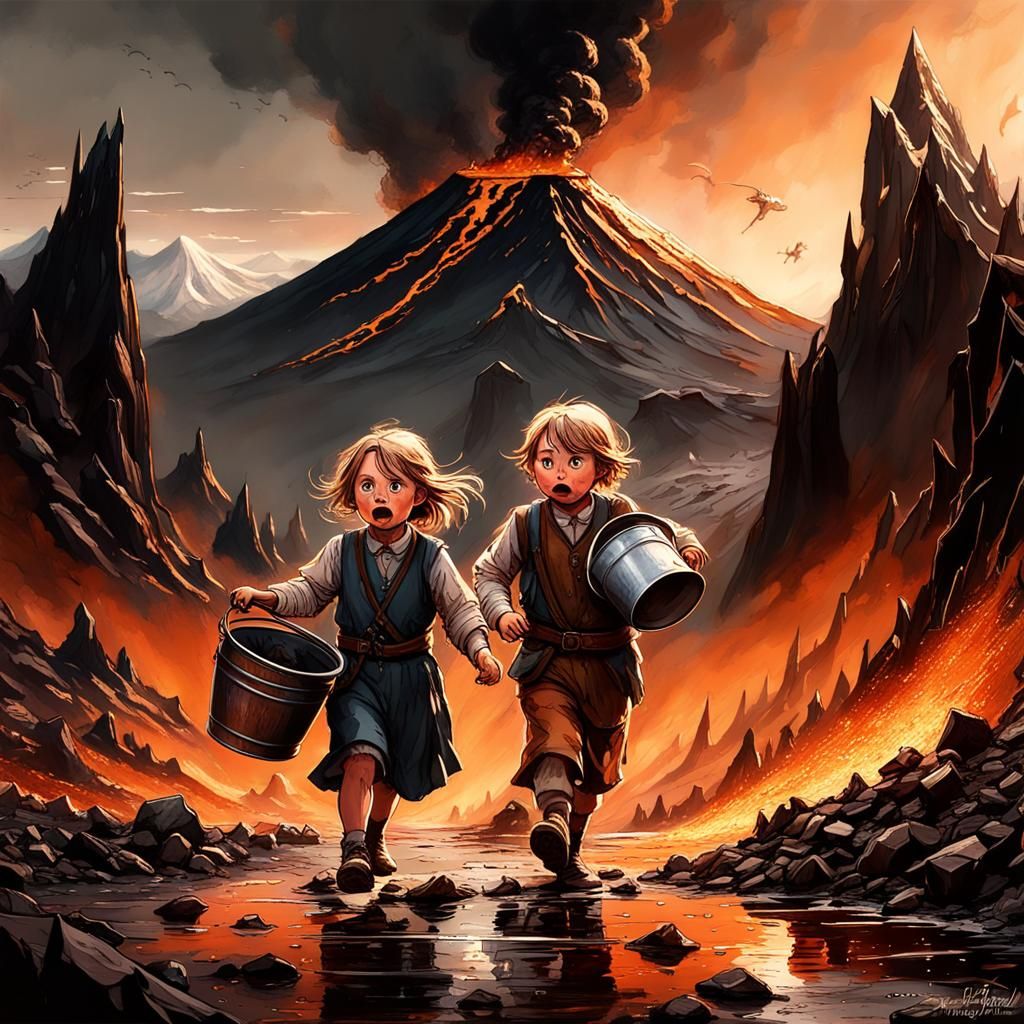 Jack and Jill fetch a pail of water... in Mordor