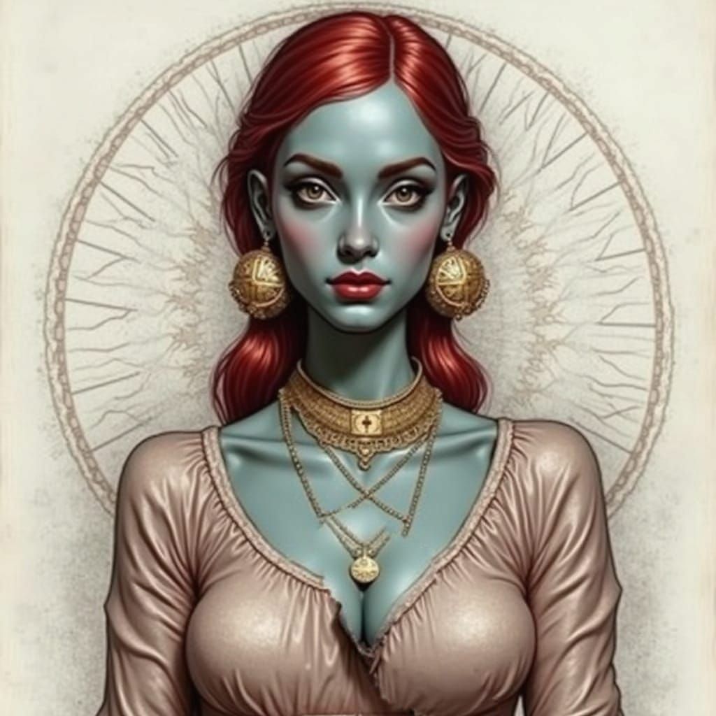 Abstract Etched Sketch: A Study in Layers