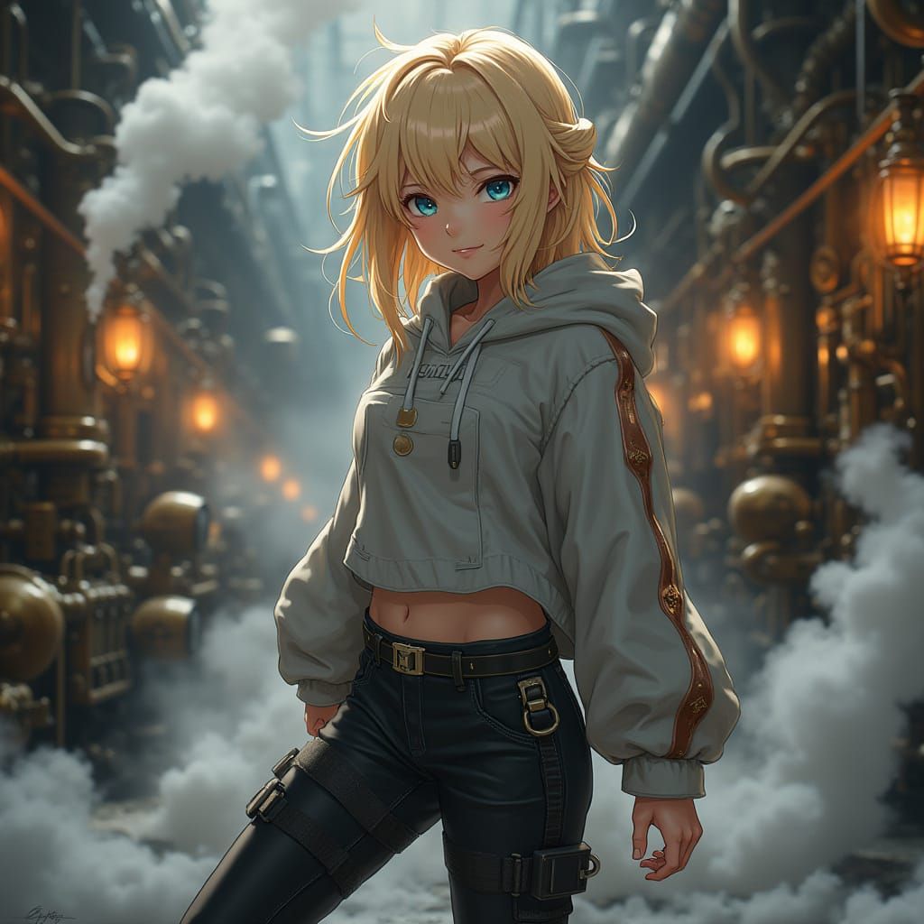 Heroic Smoke Manipulator in Steampunk Inspired Setting