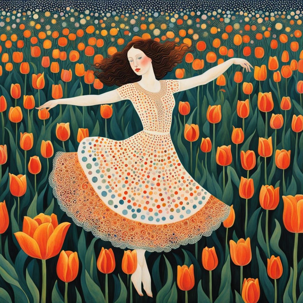 Empowered Woman Unfurls Her Mystical Energy