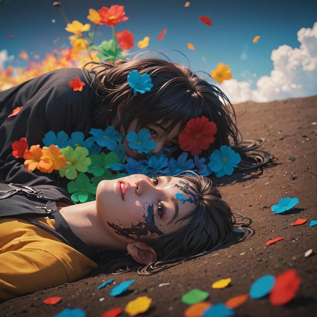 Detailed 3D Anime Art Inspired by WLOP