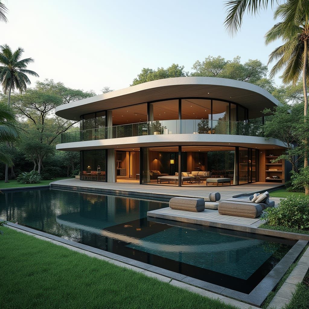 Luxurious Modern Villa in Bali with Infinity Pool