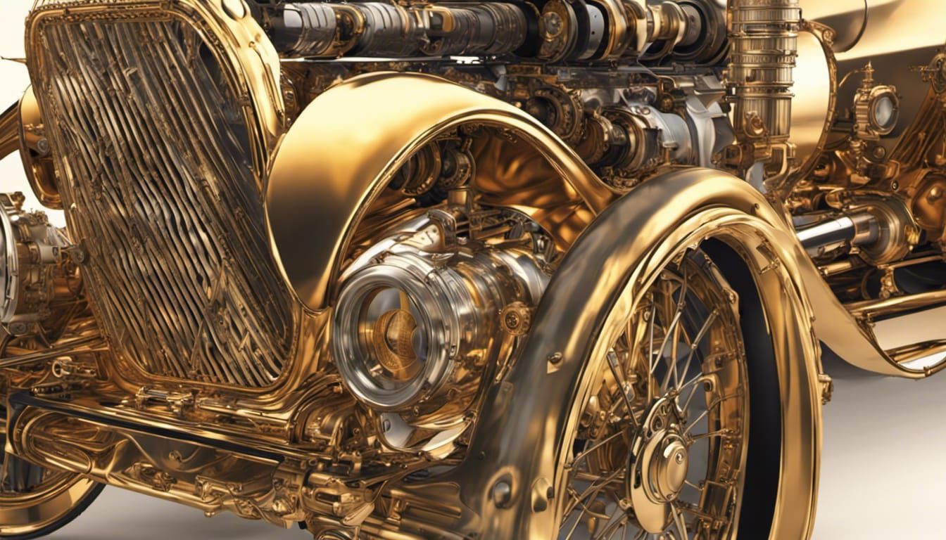 Golden Series: Hotrod Engine Art