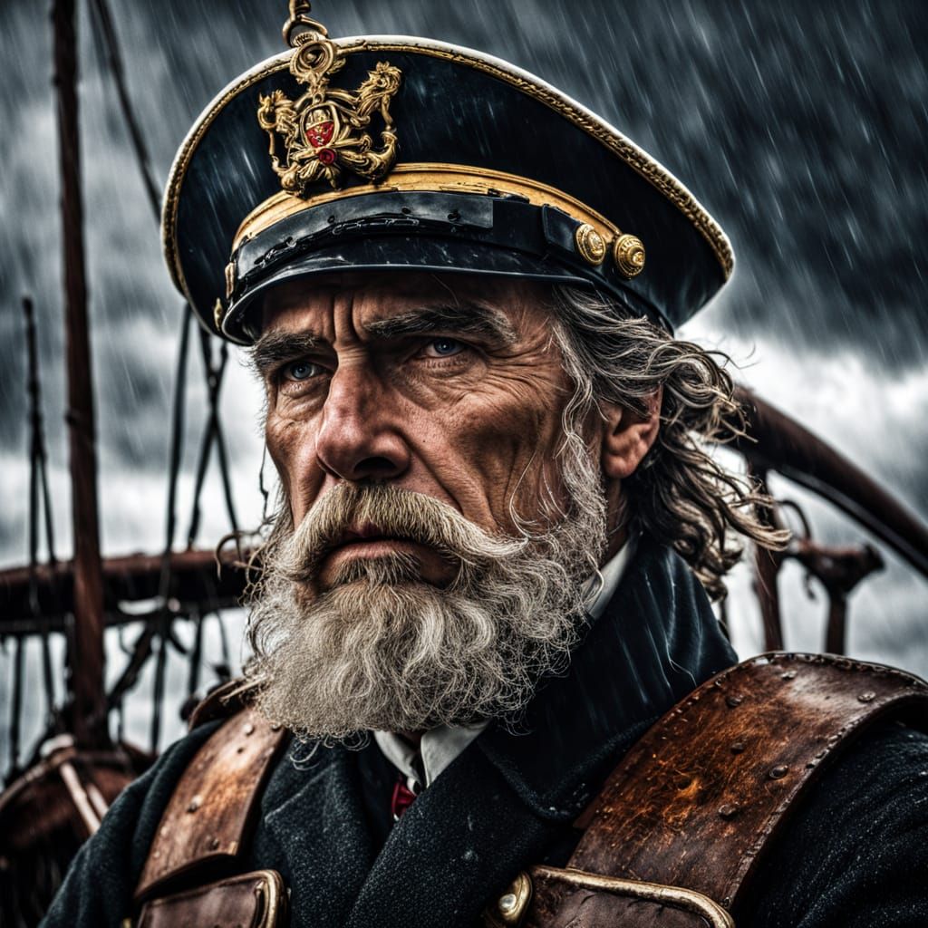 Weathered Captain Brings Courage to the Stormy Horizon