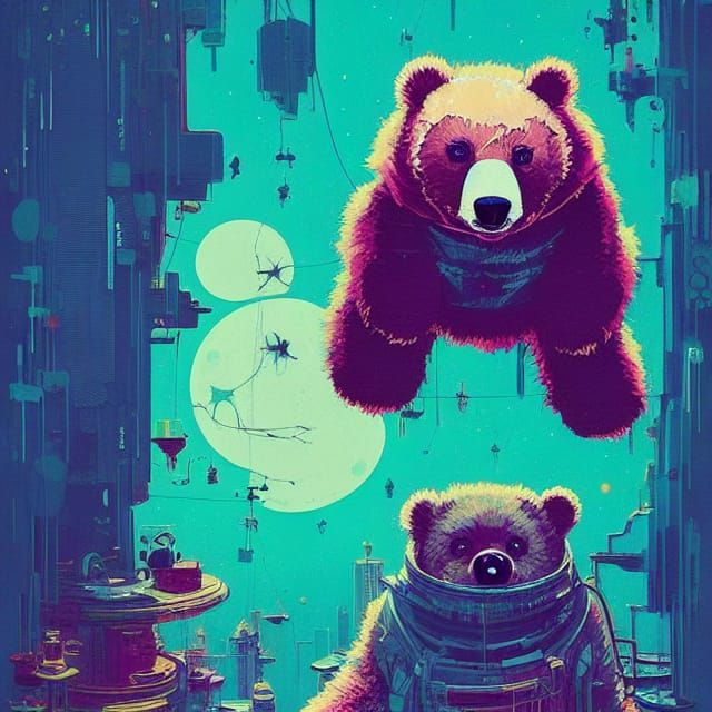 Intricate Photography of an Evil Stuffed Bear