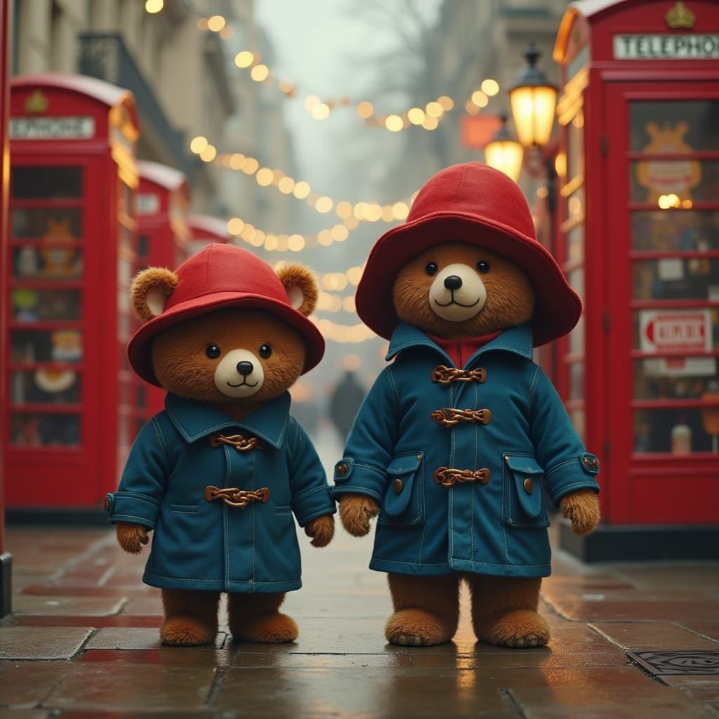 Paddington and Rilakkuma Stand Together in a Whimsical Londo...