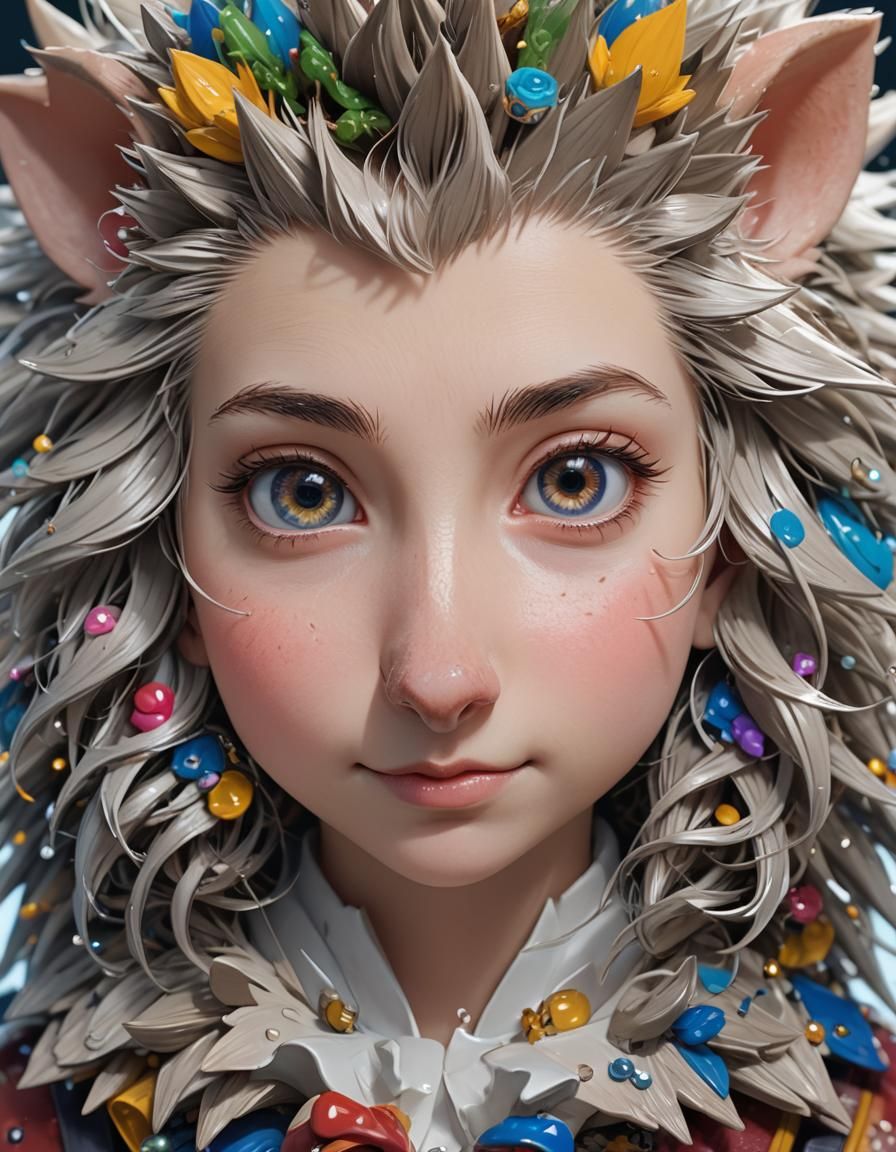 Charming whimsical cartoon art, By artist "anime", 3d anime ...