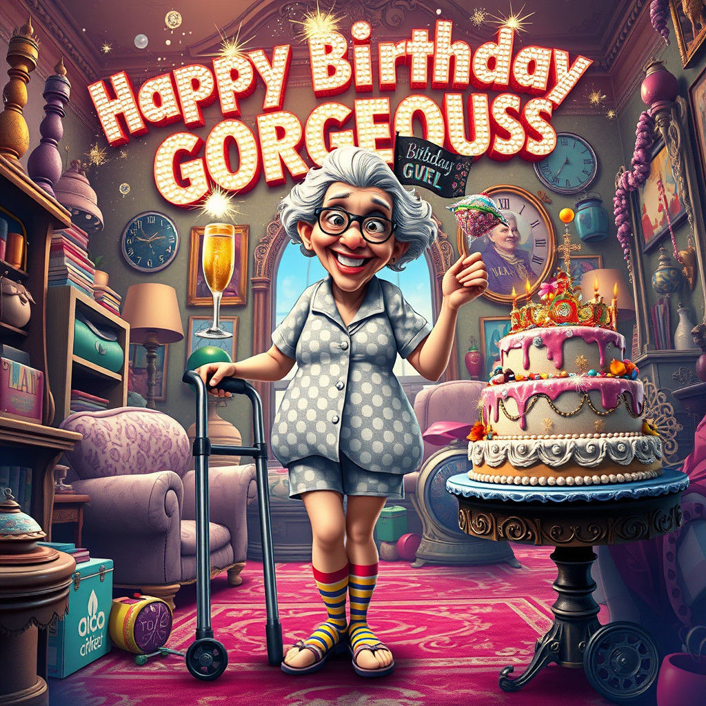 Eccentric Octogenarian's Baroque Birthday Celebration