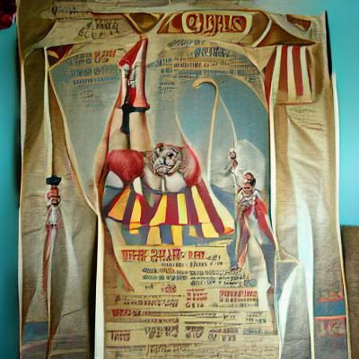 Classic Vintage Circus Poster Design