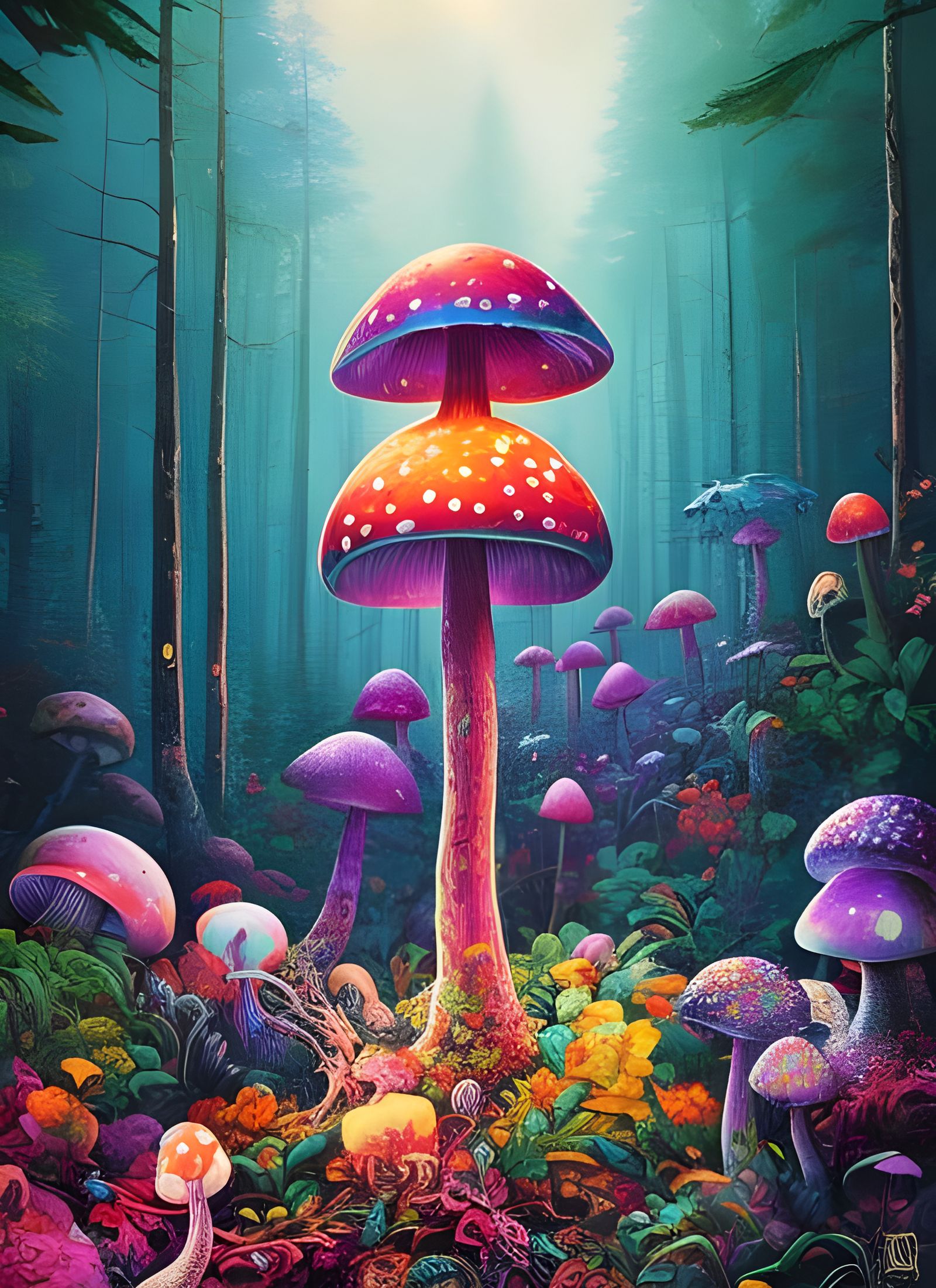 Vibrant Shrooms