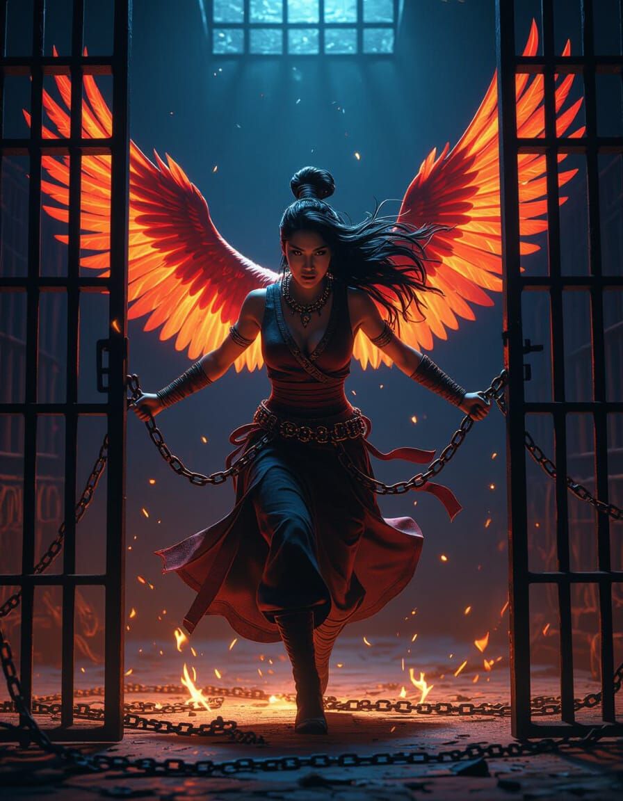 Hmong Woman Rises Dynamically from Prison Cell