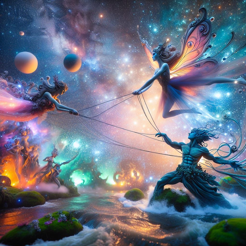 Mythical Fairies Separate Worlds in Galactic Expanse