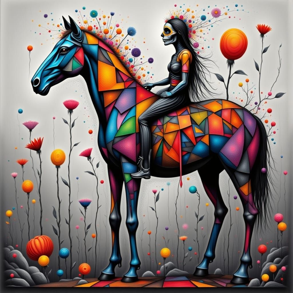 <lora:Punk Faith 1:1.0> <lora:Death River:1.0> <lora:Patchwo...