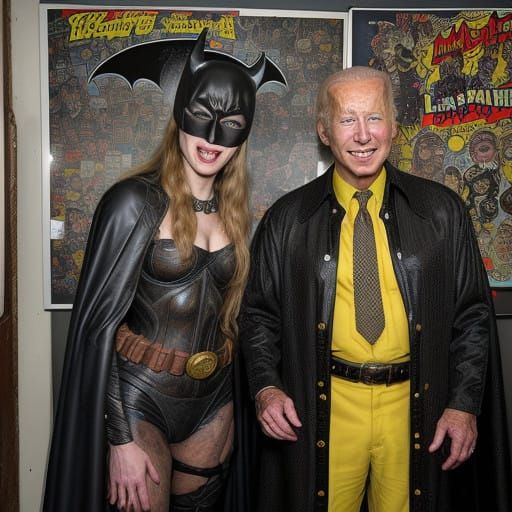 Batman Biden Battles Grotesque Mango Man in Underground Comi...