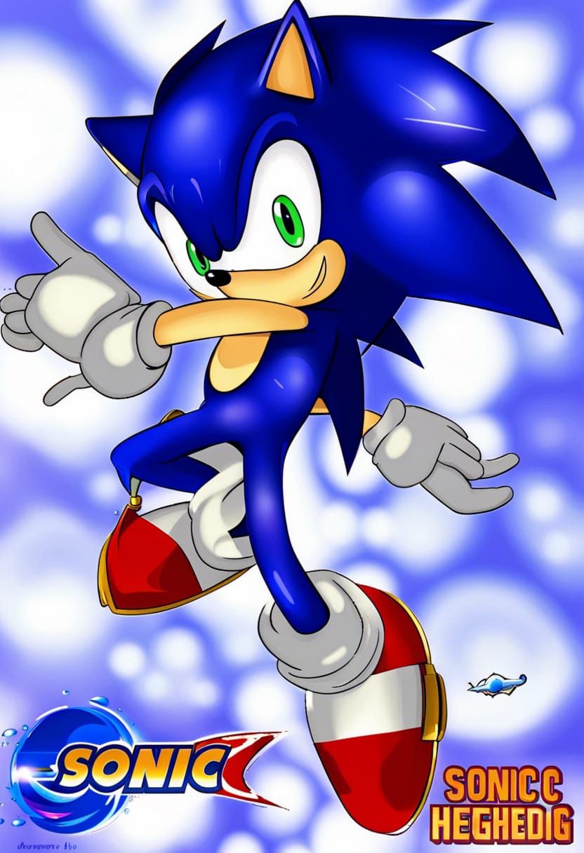 Sonic the Hedgehog AI Rendering