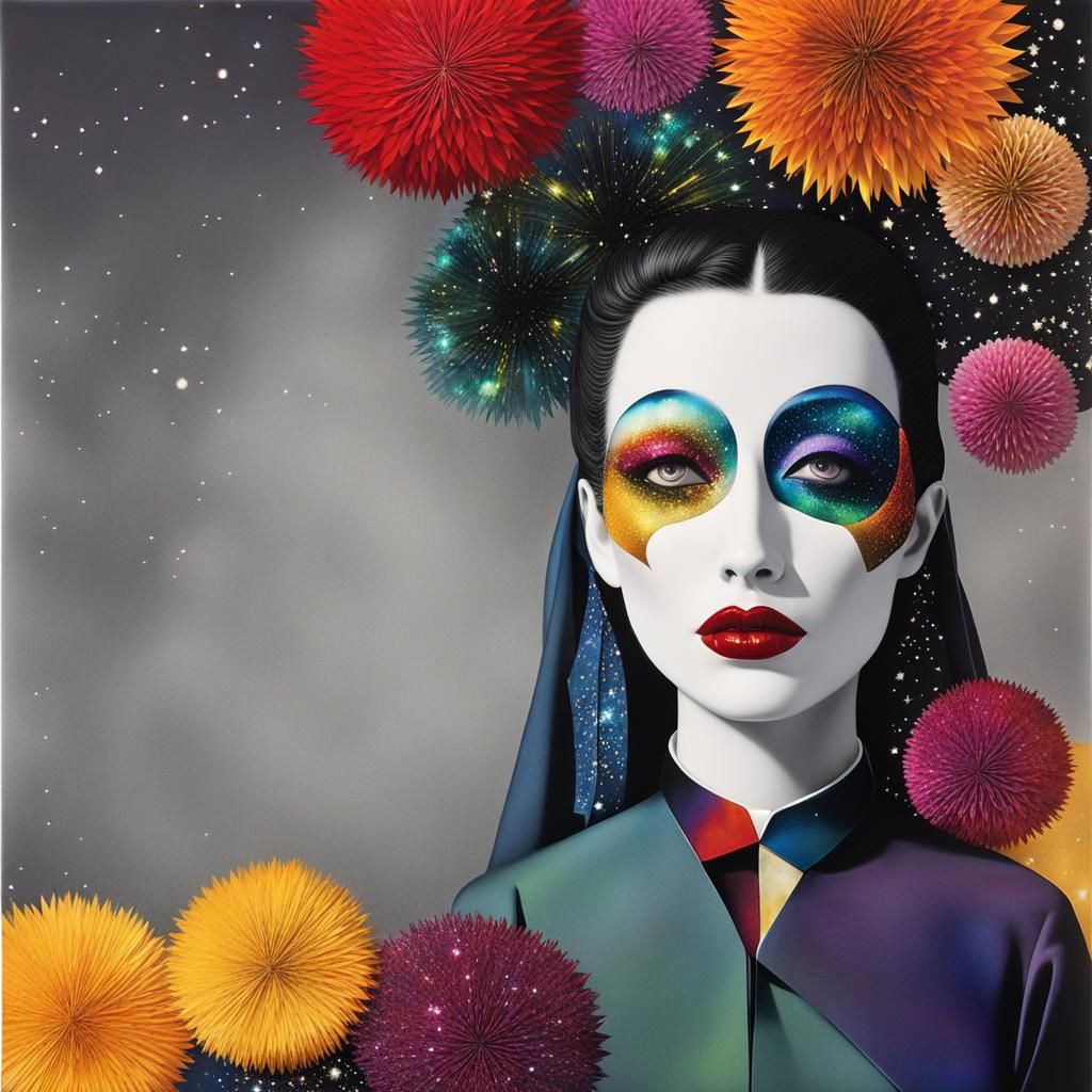 Gothic Rayograph: Wishing on Glittering Glass Stars