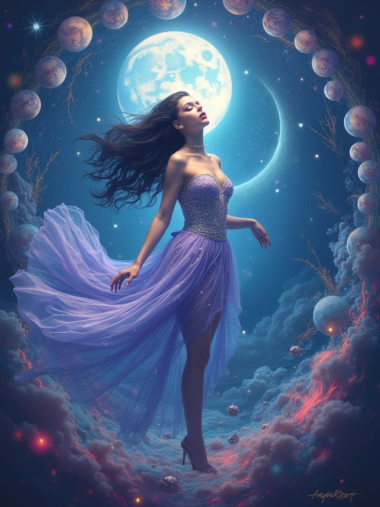 Melanie Martinez Portal Moon Cycle, Fantasy Art