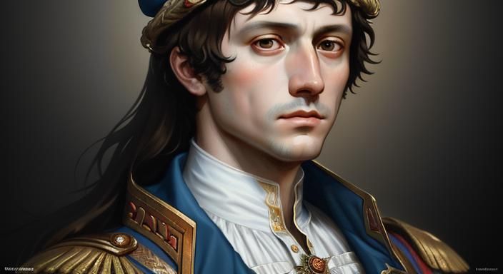 Napoleon Portrait in Renaissance Style