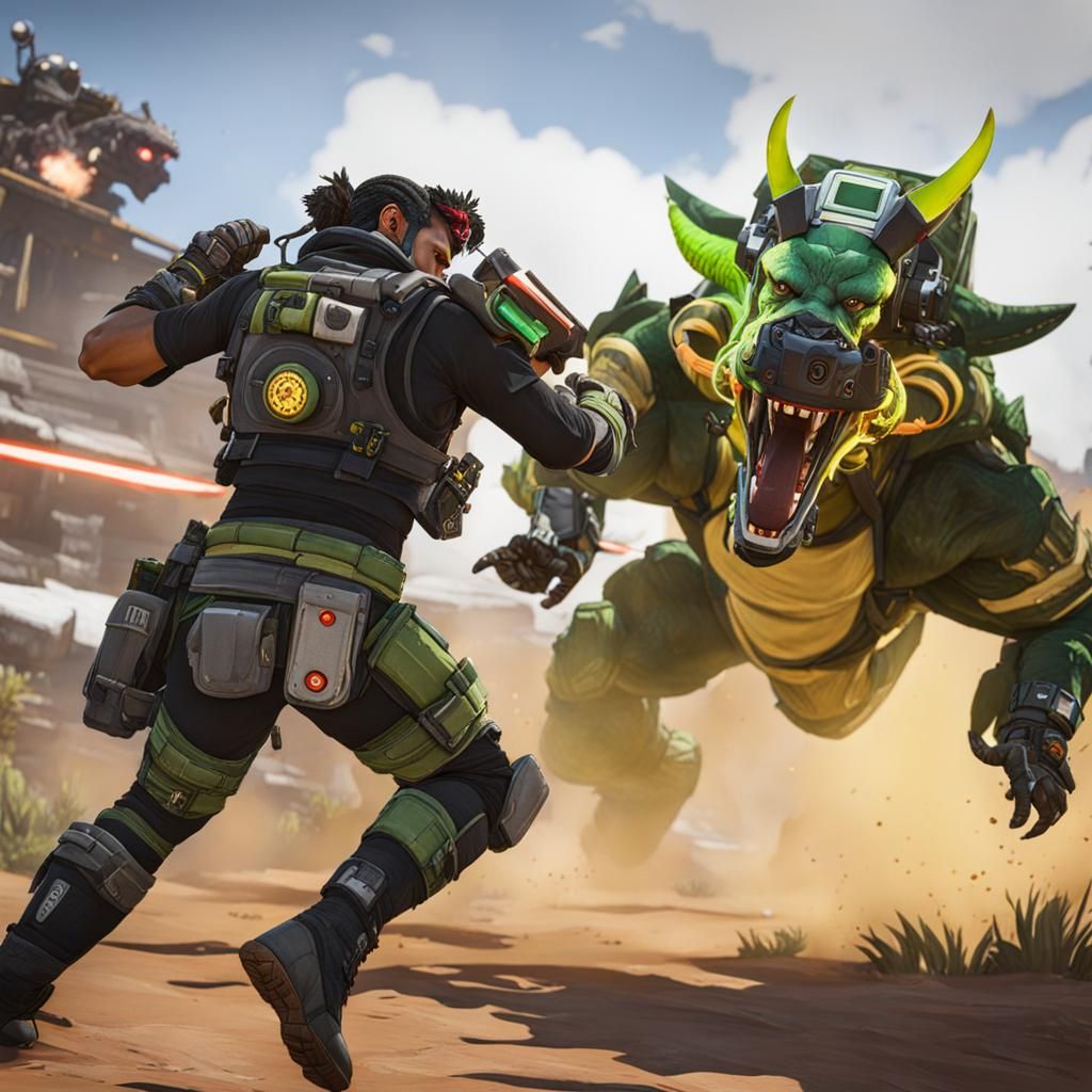 Apex Legends Octane vs Chimera Battle