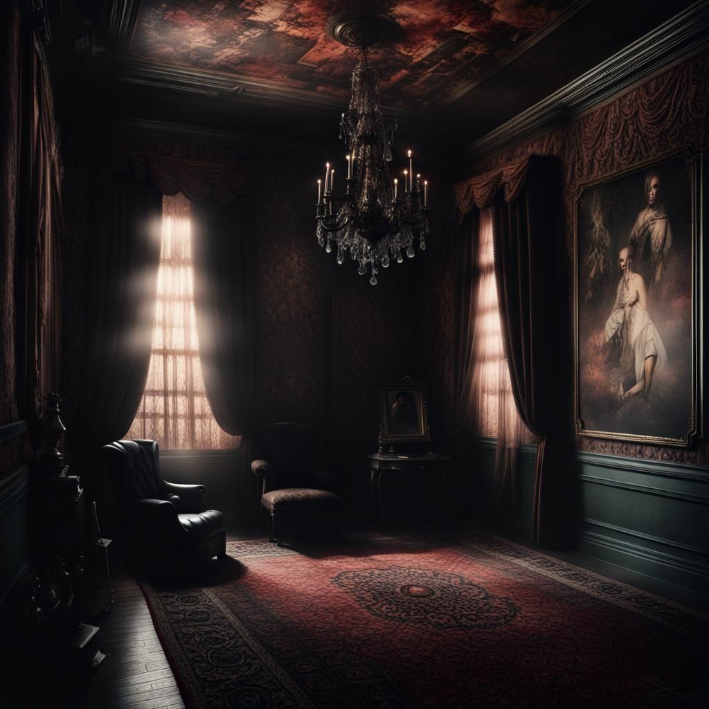 Creepy Dark Wallpaper Inspired by Horror Story