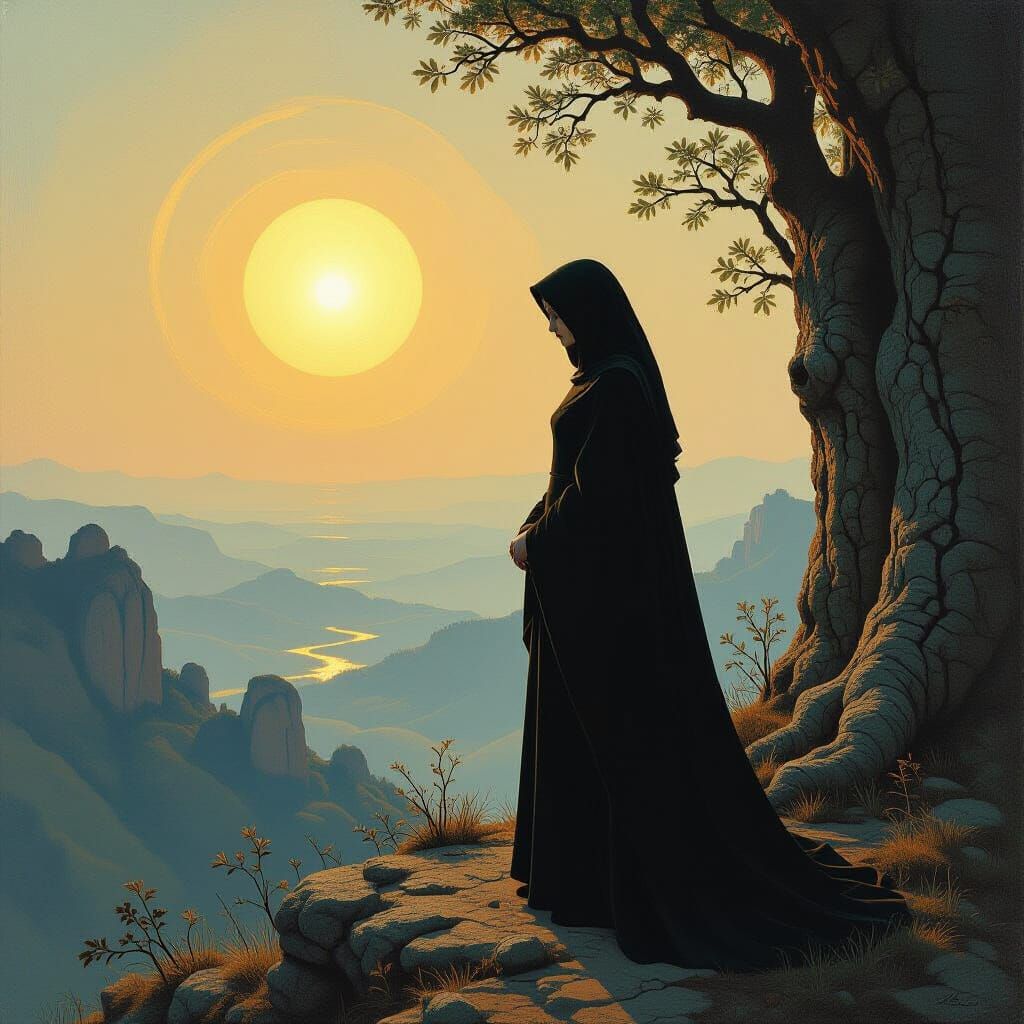 Philosophical Mind Defying Reality with Dramatic Composition