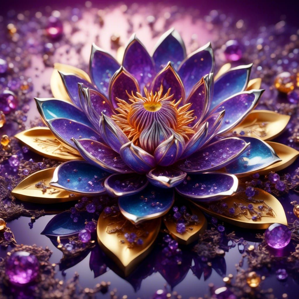 Cloisonne Lotus