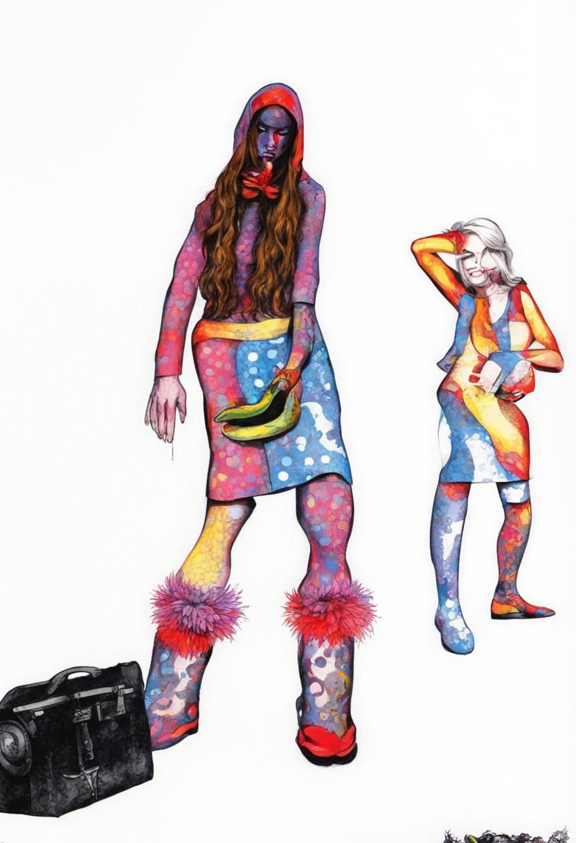 Pop Art Psychedelic Gothic Fusion