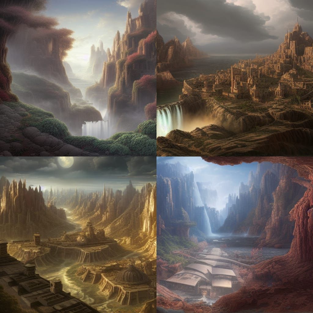 Hyperdetailed Matte Painting: An Immersive Scene