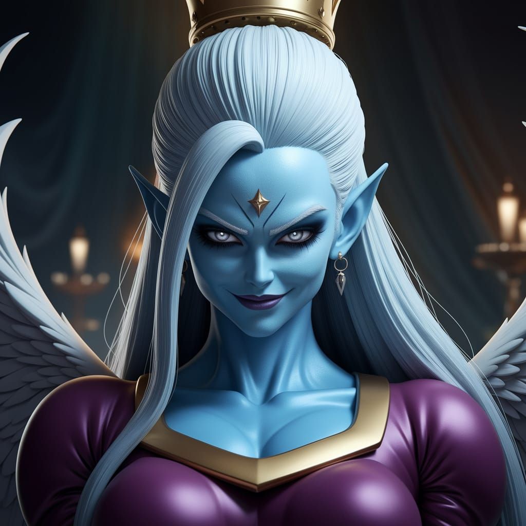 Gothic Angel Unveiled in Ethereal Cinematic Portrait