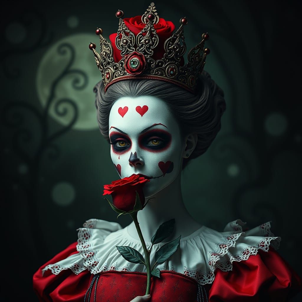 Queen of Hearts in Dark Wonderland