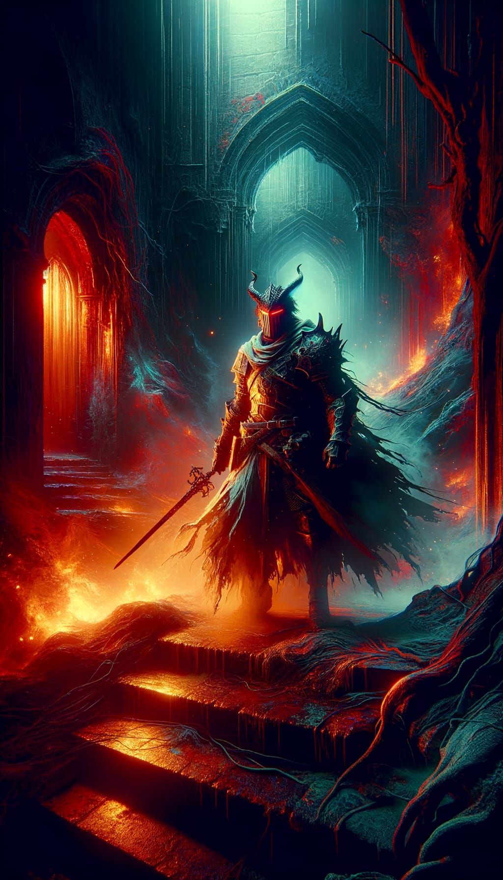 Medieval Demon Slayer Concept Art in 8K Resolution