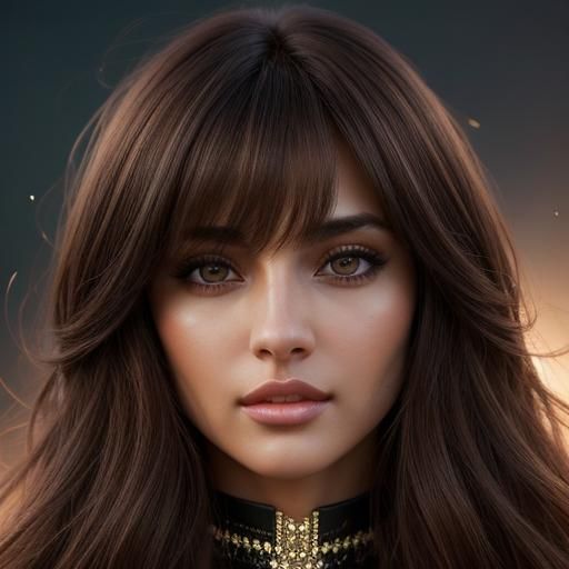 Beautiful Spanish Woman with Dynamic Lighting