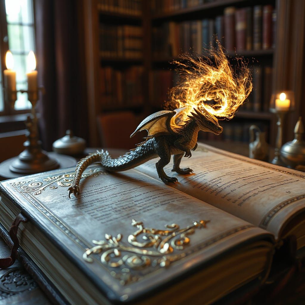 Ancient Book Reveals Tiny Dragon: Magical Realism