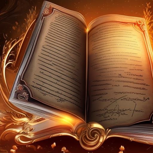 Magical Guest Books with Sigils, Art Nouveau Style