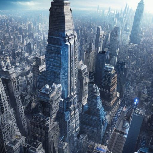 Epic Spider-Man Digital Matte Painting