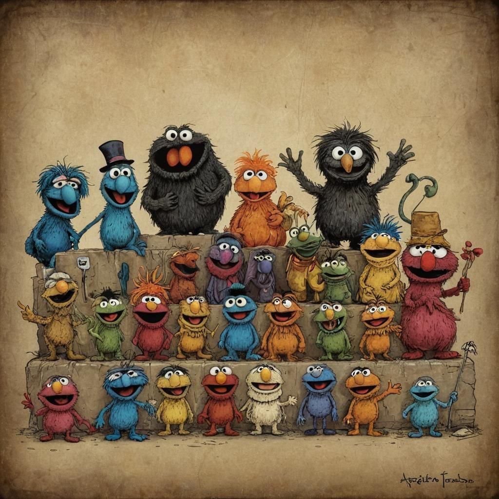 Sesame Street backroom boys