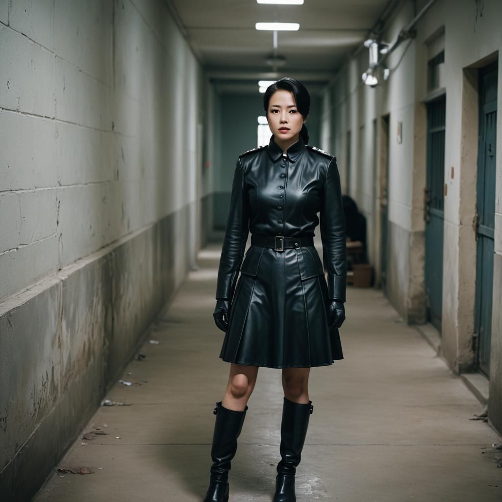 Kim Yo-jong in Leather Guard Uniform