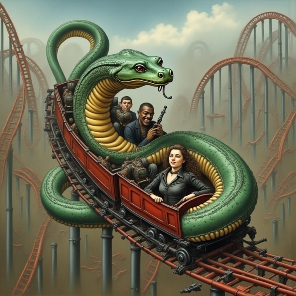 Nightmare Engine Rollercoaster Snake