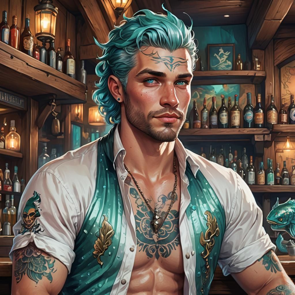 Merman Bartender