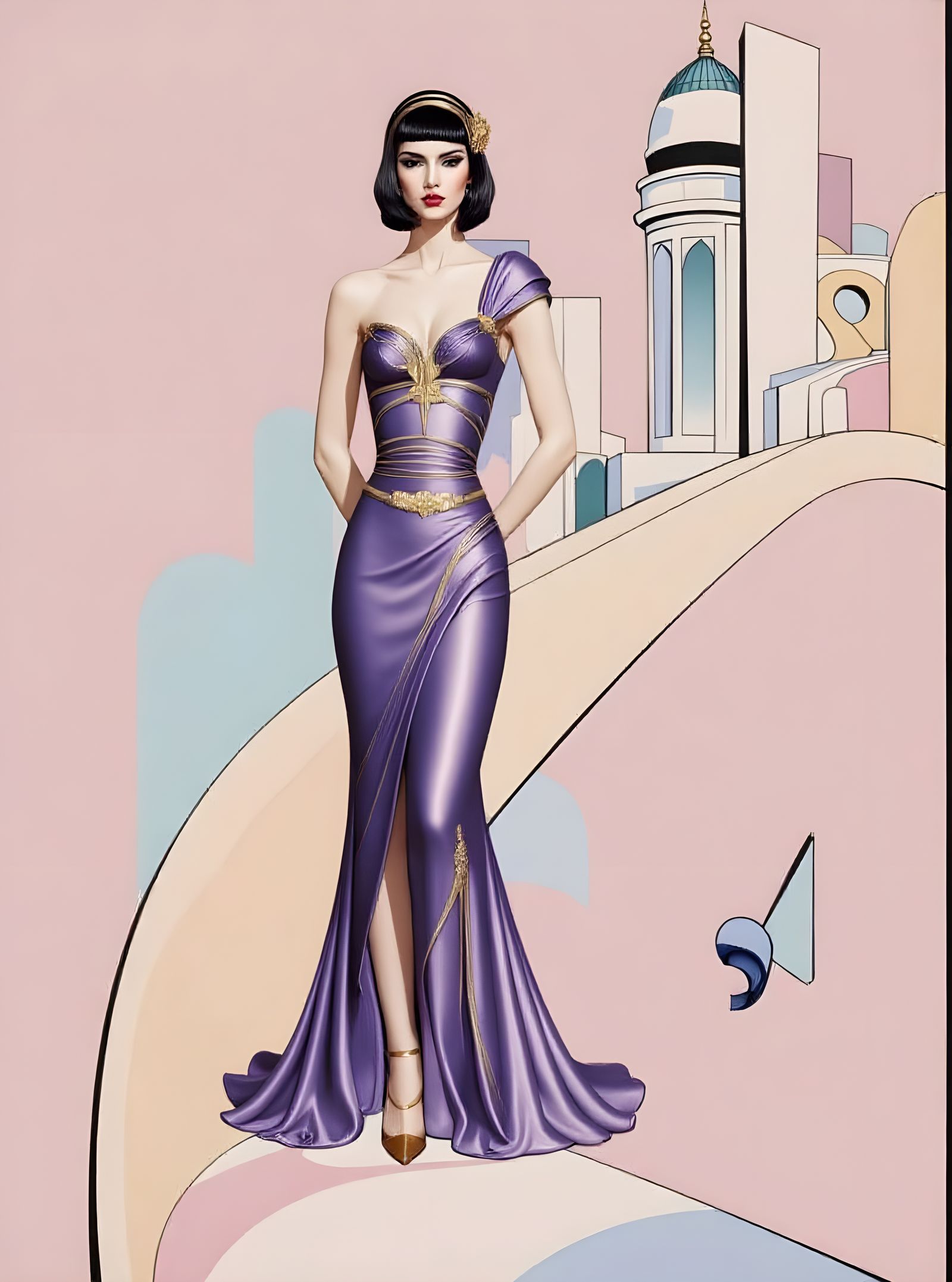 Lovely Lady On the Move