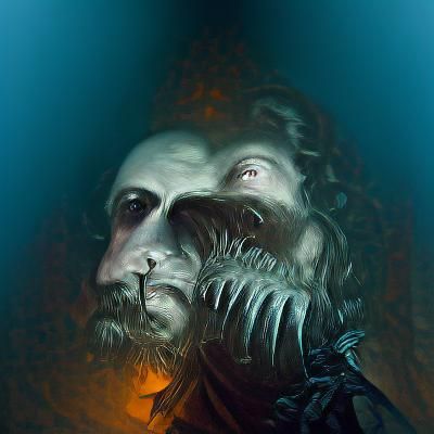 Sinister Horror Scene in Doré Style