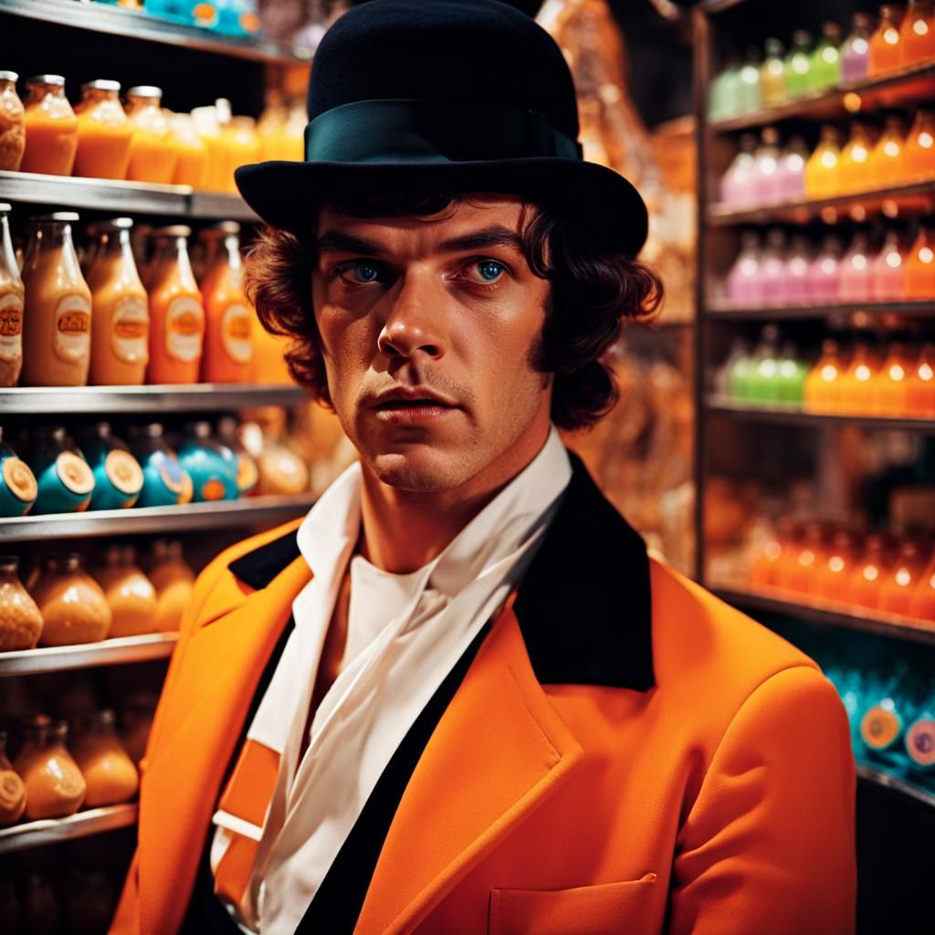 Alex At The Korova Milk Bar (A Clockwork Orange- Novel By An...