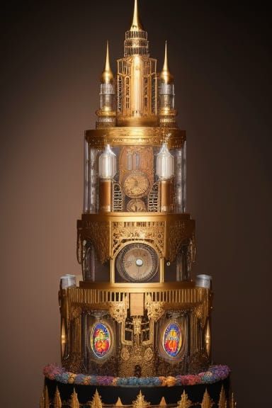 Steampunk Wedding Cake