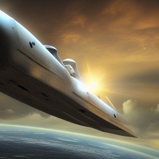 Detailed Matte Painting of a Starship