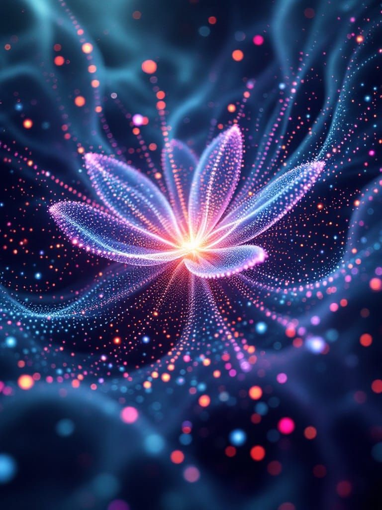 Quantum Dot Ditsyflowers Semiconductor Nanocrystals on Hyperdrive in the Visited Nonscape