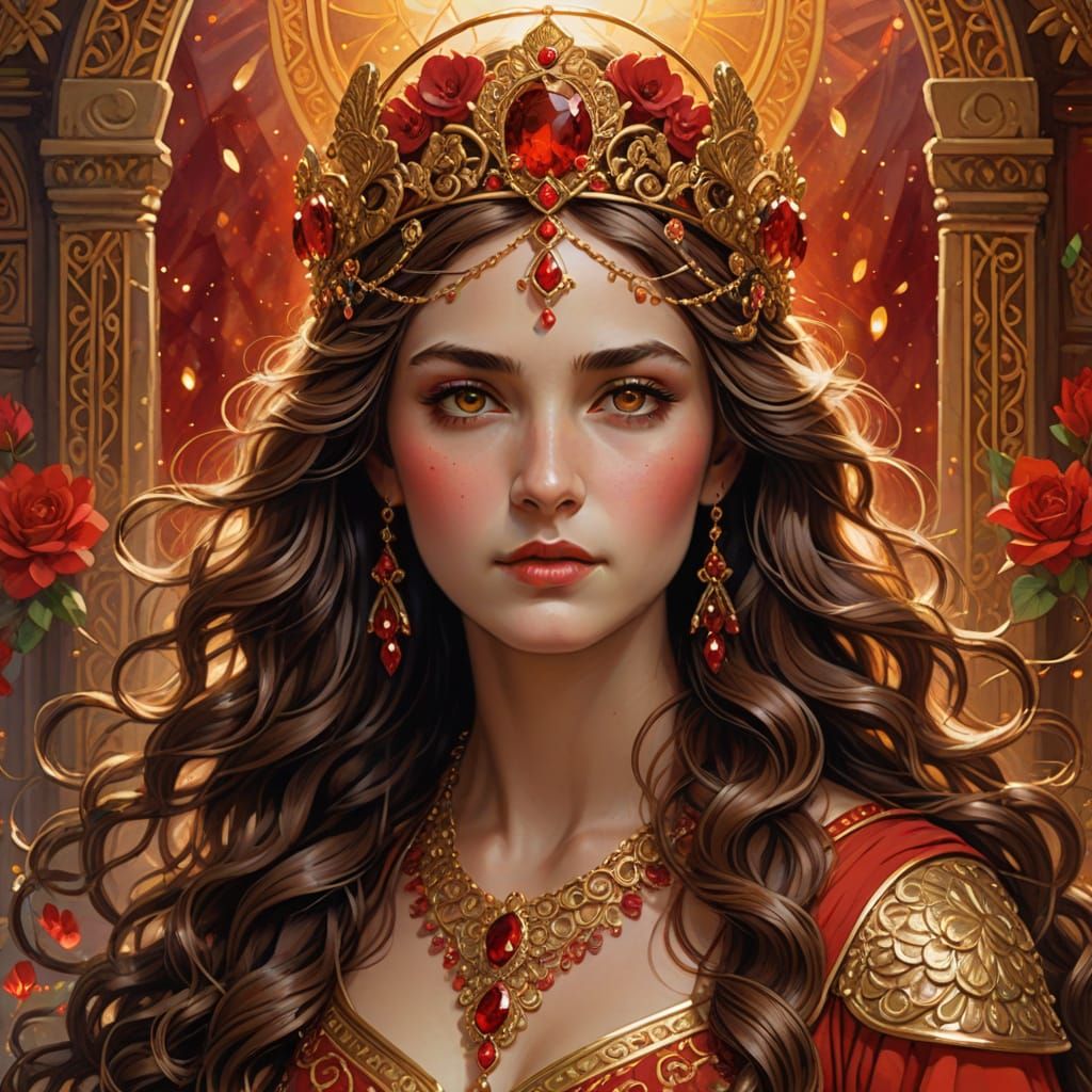 Calliope, Goddess of Heroic Songs: Detailed Portrait