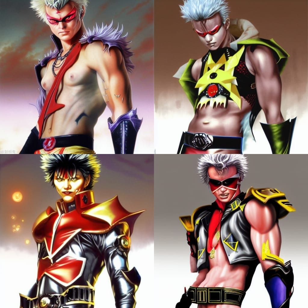 Super Sentai Villain Inspired by Japanese Illustration